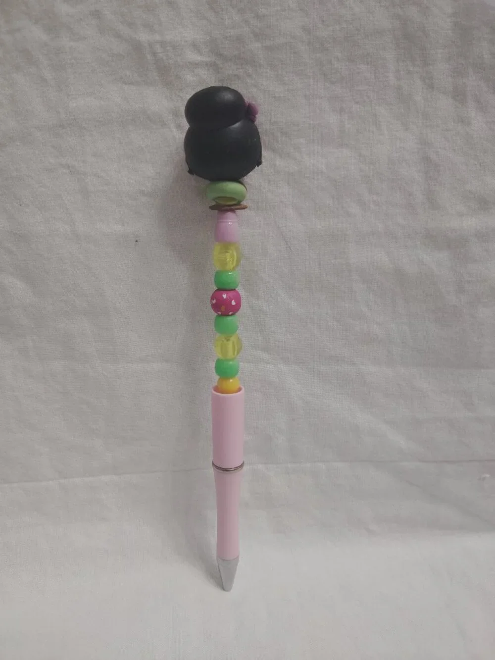 Disney Doorable Summer Tiana Handmade Beaded Pen
